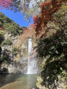 紅葉の箕面大滝