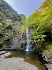 新緑の箕面大滝